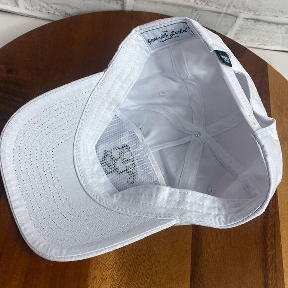 The Greenish Jacket Foundation Golfing Gohper White Golf Hat NWOT - Picture 6 of 9